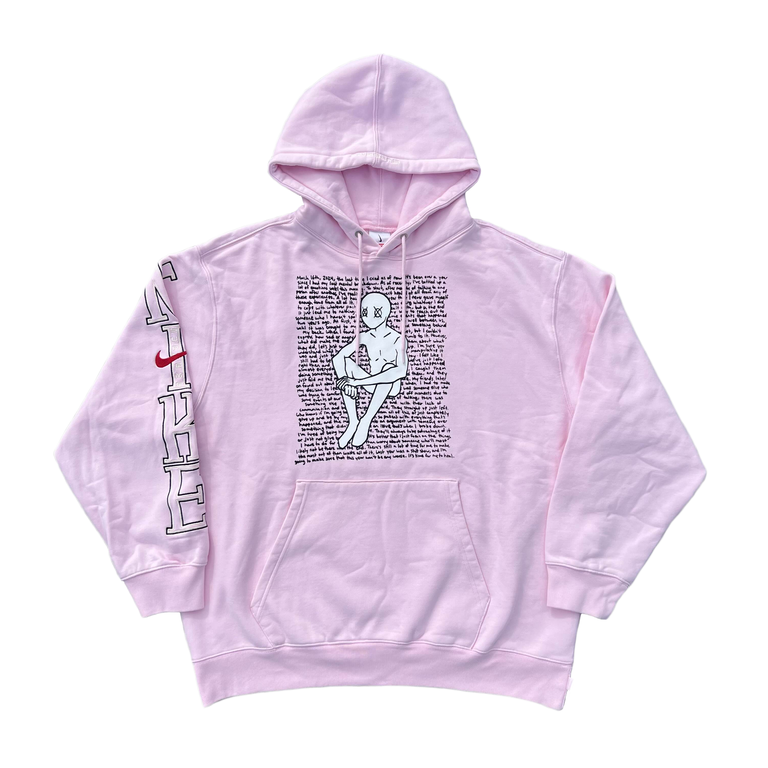 Supreme x Nike Hooded Sweatshirt Pink Supreme®/Nike® Hooded Sweatshirt