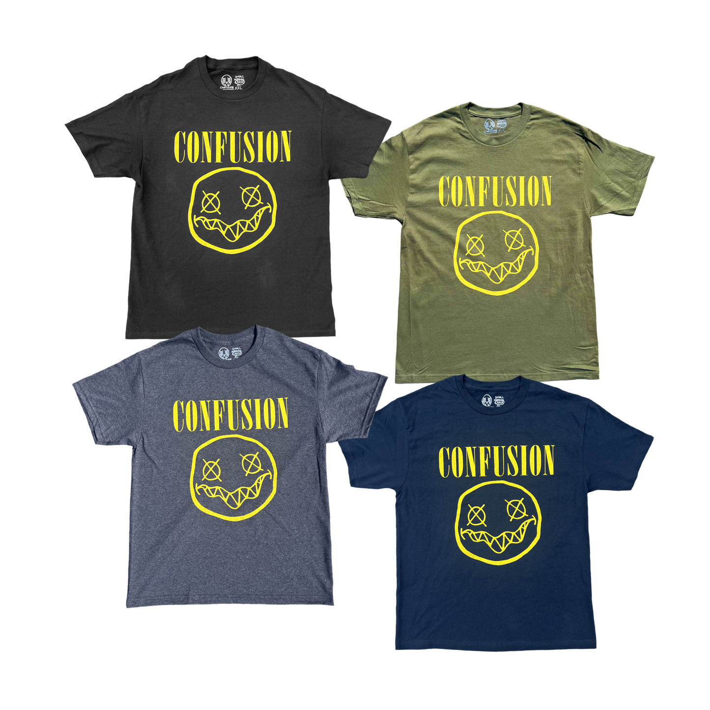 CONFUSION SMILEY T-SHIRT